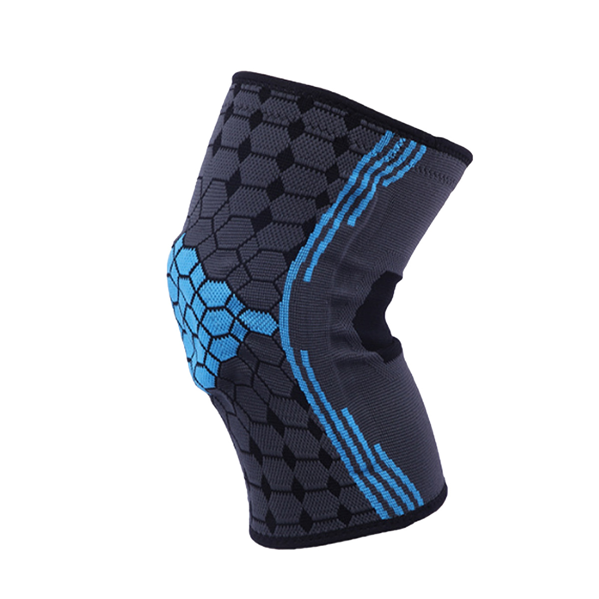 Silice Gel Spring Support Nylon Knee Brace