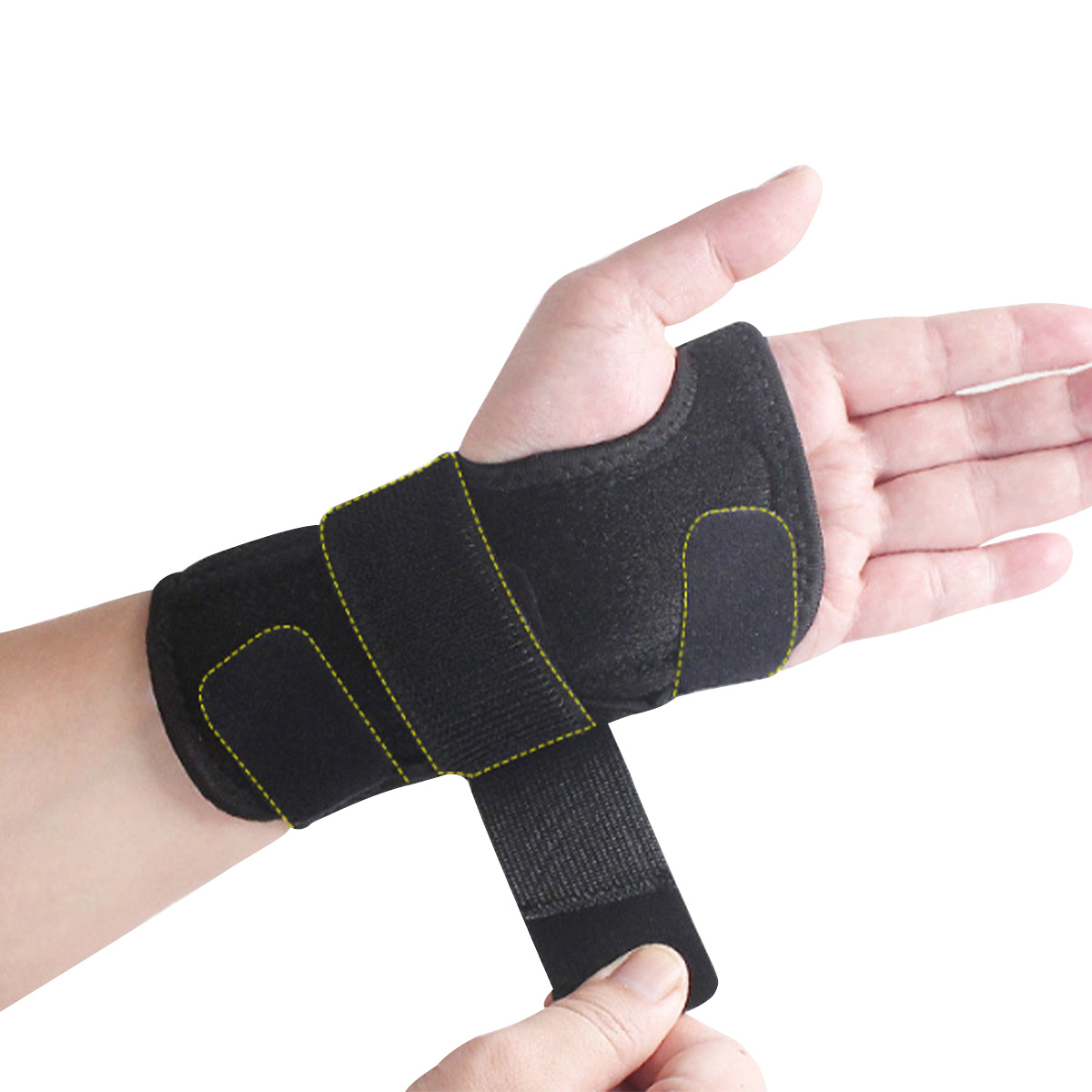 Breathable Medical Fixed Wrist Brace With Steel Plate
