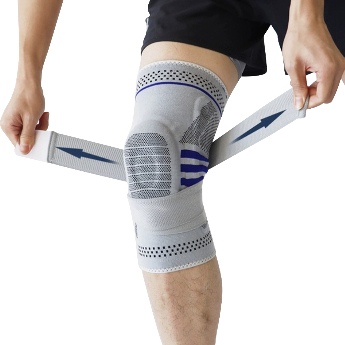 Professional Silica Gel Elastic Strap Kneepads