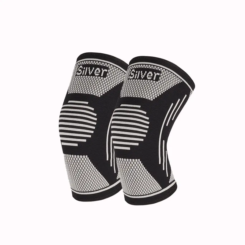Silver-ion knitted knee pads
