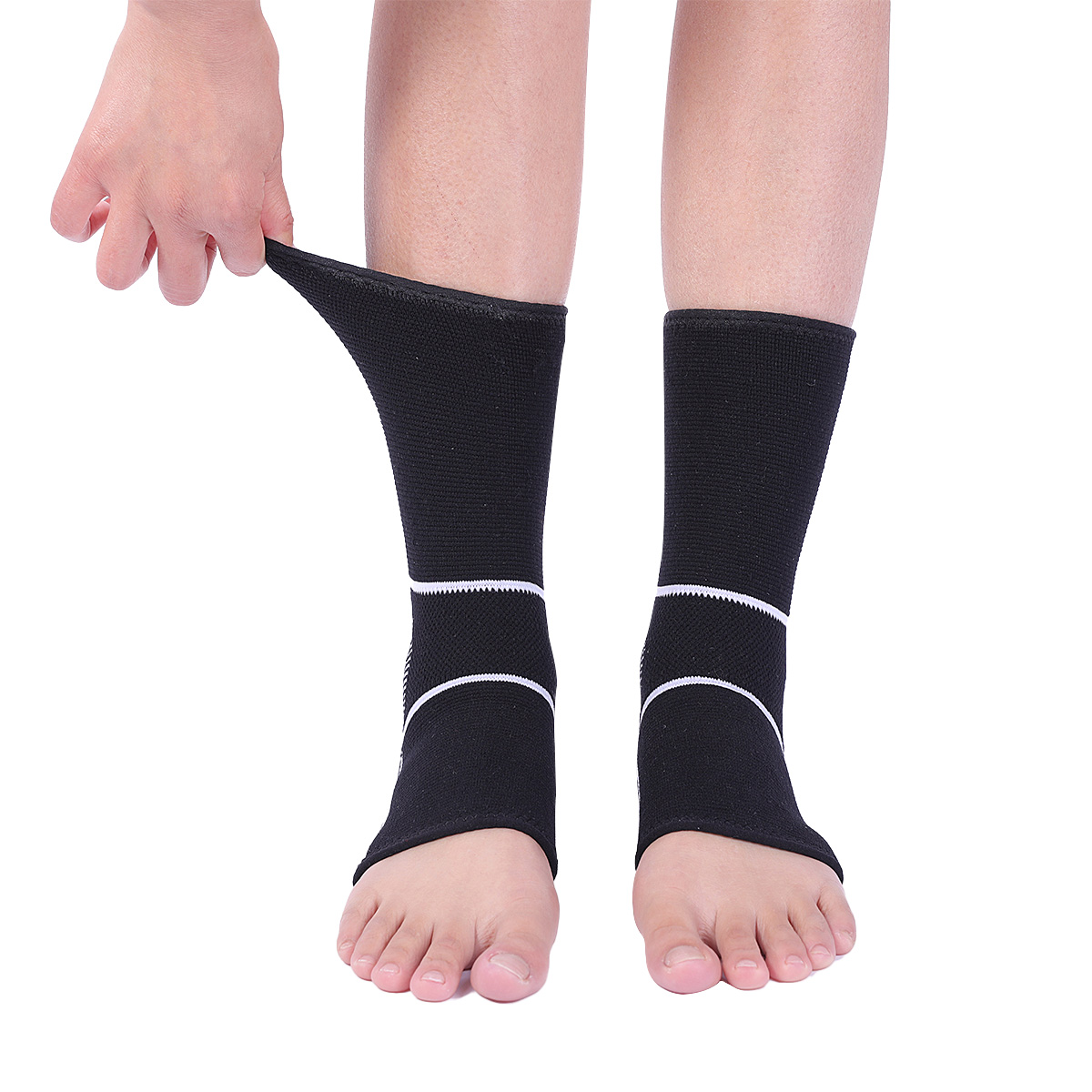 Sport Protection Compression Nylon Ankle Support Sleeve