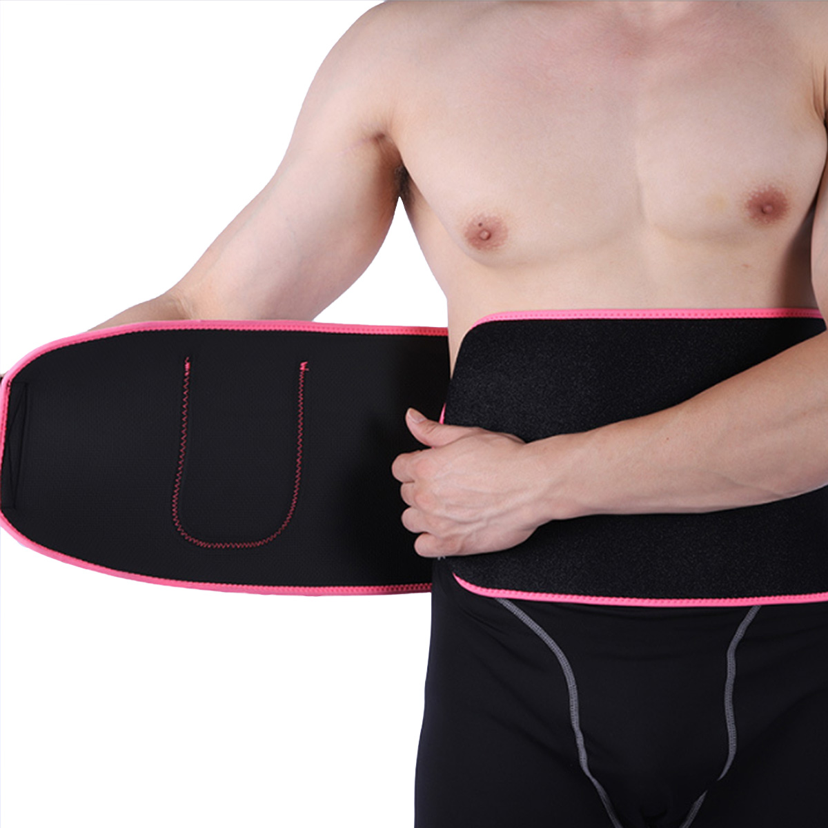 Men Women Sweat Waist Brace Belt For Bodybuilding