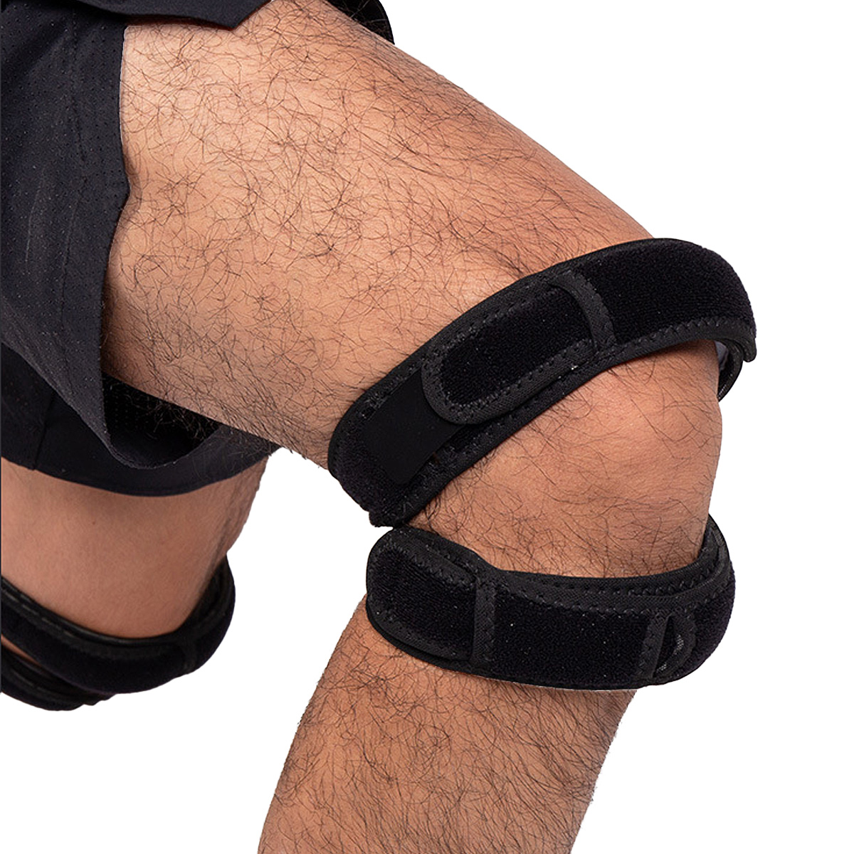 Anti-slip Adjustable Double Compression Knee Brace