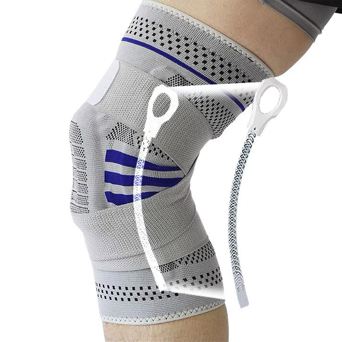 Professional Silica Gel Elastic Strap Kneepads
