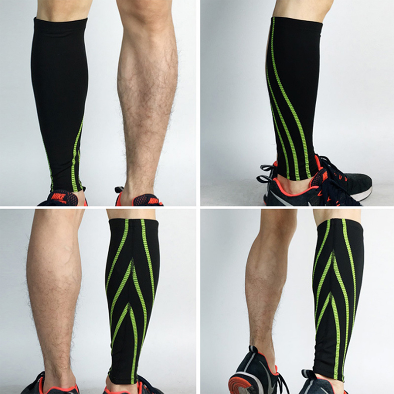 Polyester Compression Calf Support Sleeve For Sports