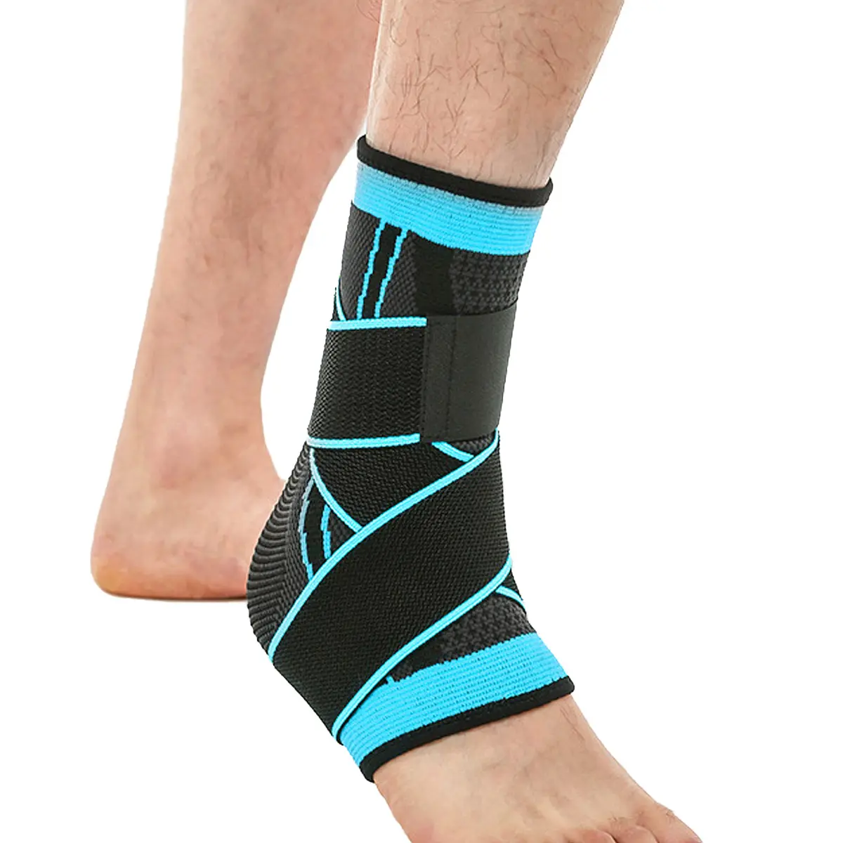 High reputation Ankle Guard For Football - Custom Compression Ankle Sleeve-Strap Design – Senyu